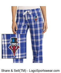 GB Ladies Flannel Plaid Pants Design Zoom